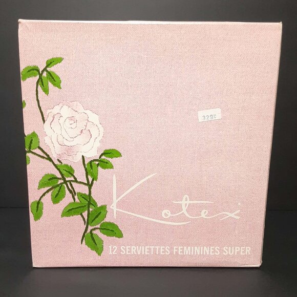 Vintage KOTEX Super Feminine Napkins Pads Hygiene NOS / NEW Movie TV Film Prop - Picture 4 of 9